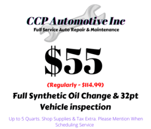 Synthetic Oil Change Coupon Plainfield Naperville Area